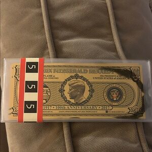 John F. Kennedy 100th Anniversary Note w/ COA